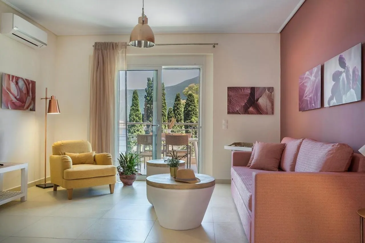Deluxe Kefalonia Apartment Apartment Perla 1 Bedroom Pool Sea View Karavomilos Karavomylos